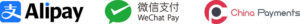 Three payment merchant logos